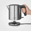 Hervidor eléctrico Severin WK 3489 1 l 2400 W negro, plateado