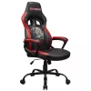 Silla de oficina Subsonic SA5642-IM1 asiento acolchado respaldo acolchado negro rojo