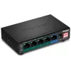 TRENDNET switch Gigabit PoE+ 5 puertos 60W