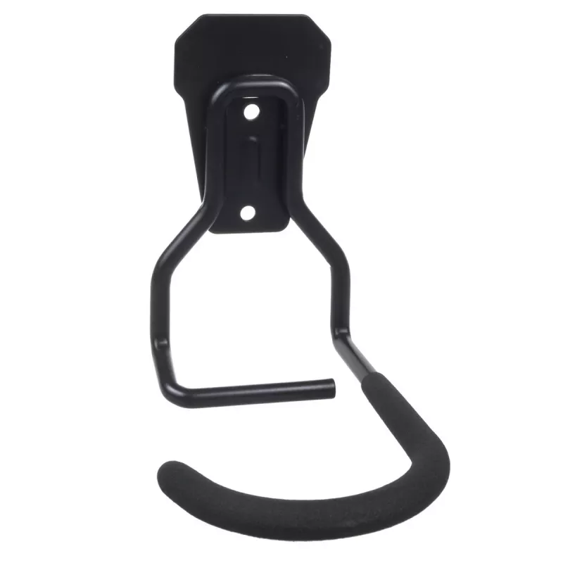 Soporte de pared para bicicleta MACLEAN MC-433 soporte vertical plegable, ancho ajustable, para bicicletas de hasta 20 kg, negro