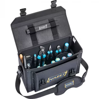 Bolsa de herramientas Hazet 191T-1/51 con 51 herramientas profesionales, pequeña, negra