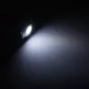 Pulsador antivanadálico iluminado Lamptron LAMP-SW2004-H, policarbonato negro, punto blanco