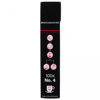 Filtro de café MOCCAMASTER 85022 — filtro de papel, blanco, pack de 100