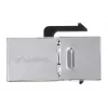 Módulo keystone LANBERG KSF5-3000 — cable plano Cat5e F/UTP, conector hembra RJ-45, negro