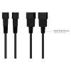 Good Connections Conector macho para dispositivos IEC – conector macho para dispositivos térmicos C14 a C15 negro 5m