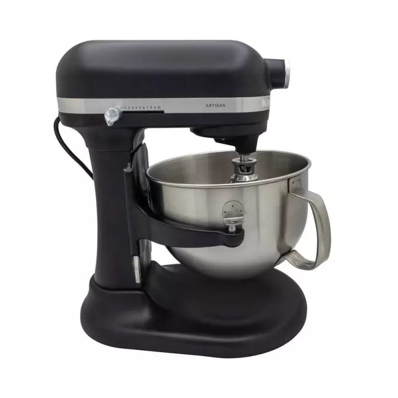 Batidora KitchenAid 5KSM60SPXEBM 375 W Negro, Gris, Acero inoxidable