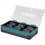 Makita E-16592 Llave de vaso para atornillador de impacto Juego de llaves de vaso negro, turquesa