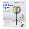 LogiLink Anillo de luz para smartphone con trípode selfie, DM 20cm (AA0156)