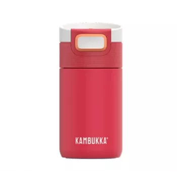 Vaso térmico Kambukka ETNA 300 ml – acero inoxidable con aislamiento al vacío, resistente a salpicaduras con tapa SnapClean, 7,1 cm de diámetro