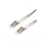 Cable de conexión de fibra óptica ROLINE LC/LC OM4 50/125 µm violeta 15 m
