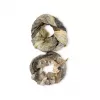 UNISZKI anillos para perros — premio natural de piel de bacalao, pack de 2