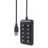 Hub USB Gembird UHB-U2P10P-01 — hub USB 2.0 de 10 puertos