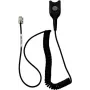 EPOS CSTD 08 - Cable para auriculares - EasyDisconnect a RJ-9 macho - cable inferior estándar (1000838)
