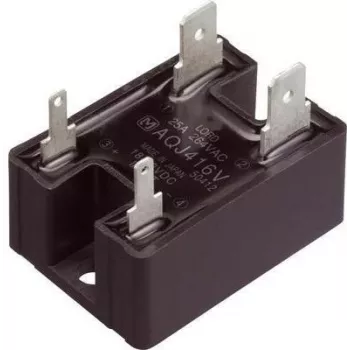 Relé de estado sólido Panasonic AQJ419VJ, conmutación por cruce por cero, corriente de carga máx. 25 A, tensión de conmutación máx. 264 V AC