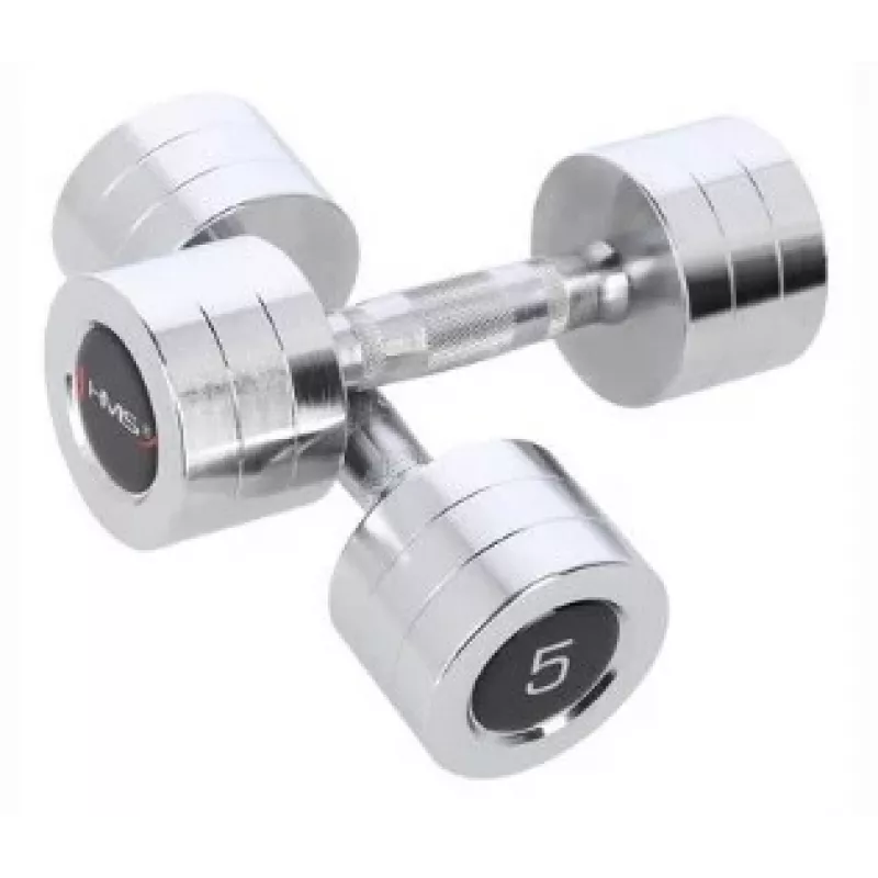 Mancuerna de peso fijo HMS Fitness CHD05 5 kg 2 uds.