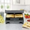 Sandwichera Rommelsbacher SWG 700 – parrilla eléctrica compacta 3 en 1 con 3 placas intercambiables (sándwich, gofre belga, parrilla), detalles en acero inoxidable