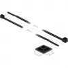 Soporte para bridas DeLOCK 18680 negro nailon 10 uds.