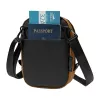 Bolsa de viaje Tomtoc Aviator-T37 con correa de hombro, tejido X-Pac, marrón