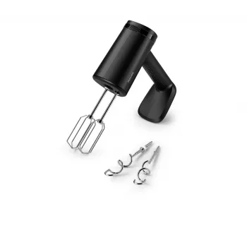 Batidora de mano Philips HR3781/00 — 500 W, negra, amasar y mezclar, carcasa de plástico