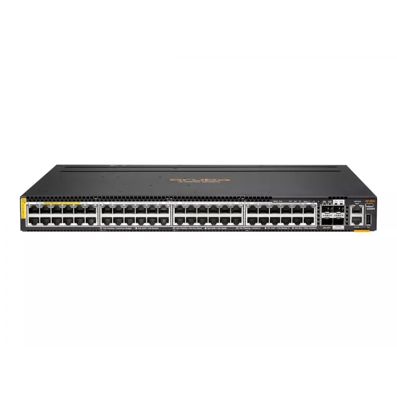 Switch de red gestionado HP Enterprise Aruba R8S90A 48x 5G Ethernet (100/1000/5000) PoE, consola RJ-45/USB-C, 880 Gbit/s