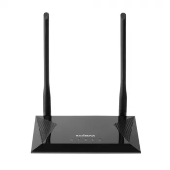 Router inalámbrico Edimax N300 Fast Ethernet Banda única (2,4 GHz) Negro