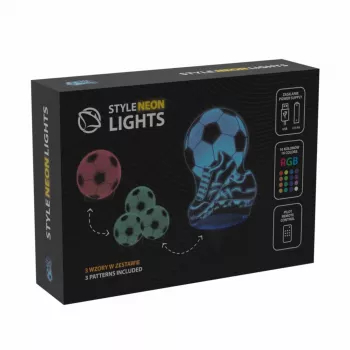 Lámpara de mesa MANTA SNL124RGB esferas de decoración de luz RGB 3D, LED con cambio de color, iluminación decorativa