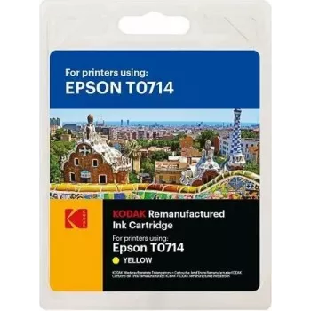 185E007104 KODAK EPS. DX4000 TINTA AMARILLO C13T07144012/T0714/T0894 480Páginas 5.5ml (185E007104)
