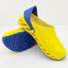 Scholl Evoflex - Clogs unisex amarillos, talla 38