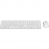 Logitech Signature Slim Combo MK950 - conjunto de teclado y ratón - 100% tamaño completo - inalámbrico - Bluetooth 5.1 LE - QWERTY - US International - off-white (920-012491)