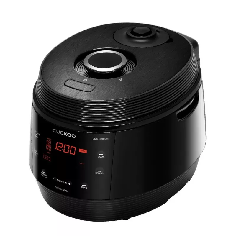 Cuckoo ICOOK Q5 CMC-QAB549S olla multicocción, 5 l, 1100 W, negra