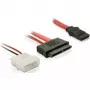 DeLOCK - Adaptador Serial ATA - Conector macho SATA (22 Pin) - Micro SATA de 16 pines (61695)