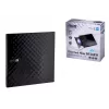 Unidad óptica externa DVD±RW ASUS SDRW-08D2S-U Lite, USB 2.0, negra, 24x CD / 8x DVD, 142×142×20 mm