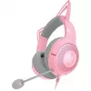 Razer Kraken Kitty V2 RZ04-04730200-R3M1 auriculares gaming con cable, USB-A, micrófono, drivers de 40 mm, Quartz Pink