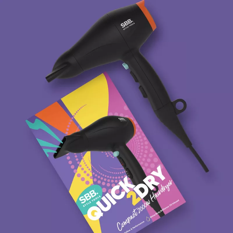 SBB SBDR-4000-EU secador de pelo compacto, 2000 W