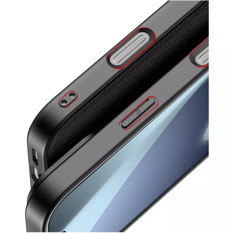 Nevox StyleShell NYLO 2528 Funda para iPhone 17 Pro, negro