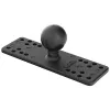 RAM Mounts RAM-111BU soporte de bola universal para electrónica marina, bola de 1,5″ tamaño C, placa de 6,25 x 2″