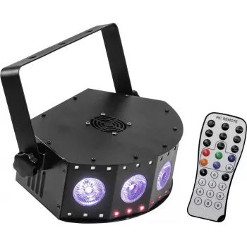Efecto de luz LED EUROLITE LED SCY-5 Hybrid 5-in-1 DMX, foco LED híbrido 5 en 1
