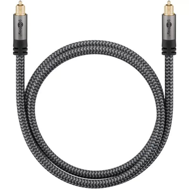 Goobay 65308. Conexión 1: TOSLINK, conector 1 sexo: macho, conexión 2: TOSLINK, conector 2 sexo: macho, material del cable: