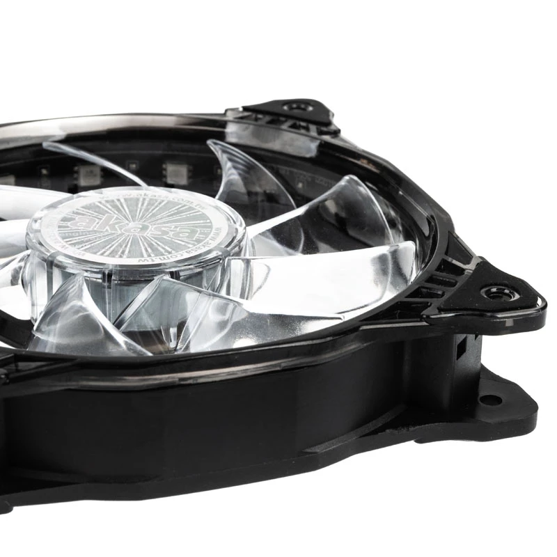 Ventilador Akasa Vegas X7 caja de PC Negro Transparente