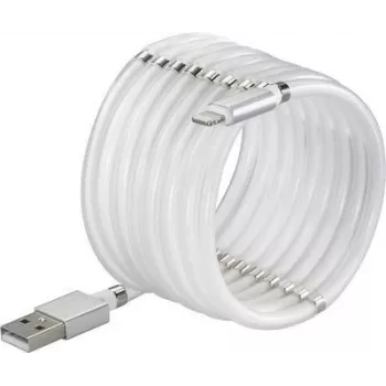 Renkforce Cable de conexión USB 2.0 [1x conector macho USB 2.0 A - 1x conector macho Apple Lightning] 1,00 m Blanco (TO-6897012)