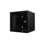 Armario de pared LOGON RSM09U30MNBL negro con cerradura de llave