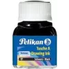 Pelikan Drawing Ink A, contenido: 10 ml en frasquito de vidrio, blanco (18) especialmente indicada para plumilla de dibujo, plumilla de trazo, pincel (201673)