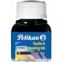 Pelikan Drawing Ink A, contenido: 10 ml en frasquito de vidrio, blanco (18) especialmente indicada para plumilla de dibujo, plumilla de trazo, pincel (201673)