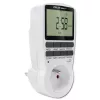 Temporizador electrónico QOLTEC PC0628 con pantalla LCD, cuenta atrás de 24 horas