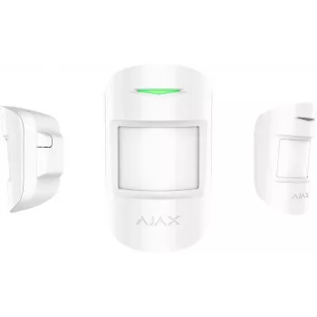 Ajax MotionProtect Outdoor Sensor PIR Inalámbrico Techo Pared Blanco