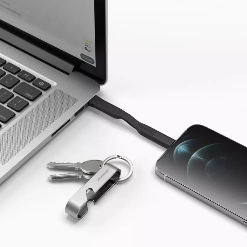 Vonmählen High Six USB C negro, acero inoxidable