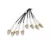 Cable breakout universal de fibra óptica preensamblado Digitus OM4 8 fibras LC/UPC 75 m