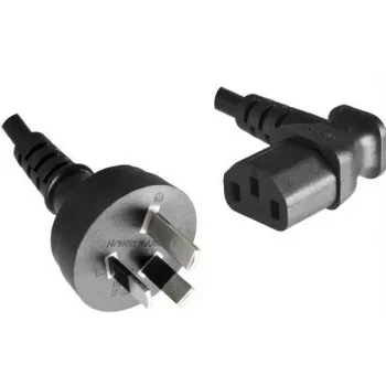 Cable de alimentación Microconnect PE010418AUSTRALIA-A negro 1,8 m conector macho tipo I conector hembra C13