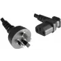 Cable de alimentación Microconnect PE010418AUSTRALIA-A negro 1,8 m conector macho tipo I conector hembra C13