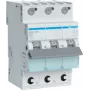 Hager MBS306. Corriente nominal: 6 A. Tipo: tipo B, número de módulos (máx.): 3 módulos (MBS306)